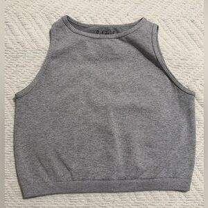 🌜2for$35🌛FREE PEOPLE Heather gray crop top XS